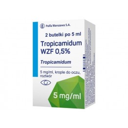 Тропикамид (Tropicamidum) капли глазные 0.5%, 10 мл