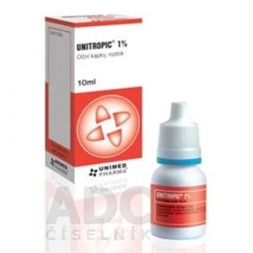 Унитропик (Unitropic) капли глазные 1%, 10 мл