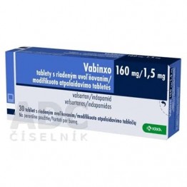 Вабинксо (Vabinxo) 160 мг+1.5 мг, 30 таблеток
