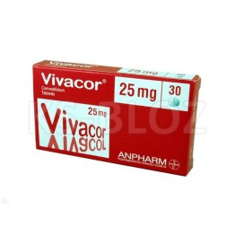 ВиваКор (Vivacor) 25 мг, 30 таблеток