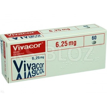 ВиваКор (Vivacor) 6.25 мг, 60 таблеток