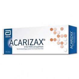 Акаризакс (Acarizax) 12 SQ-HDM, 30 таблеток-лиофилизат