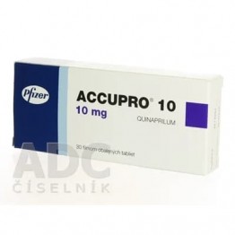 Аккупро (Accupro) 10 мг, 30 таблеток