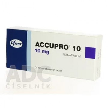Аккупро (Accupro) 10 мг, 30 таблеток