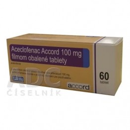 Ацеклофенак (Aceclofenac) Accord 100 мг, 60 таблеток