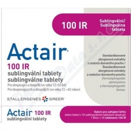 Актаир (Actair) 100 IR, 15 таблеток