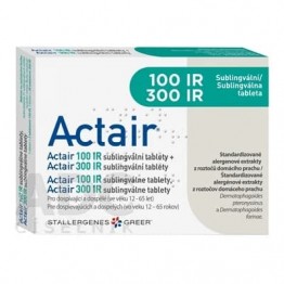 Актаир (Actair) 100 IR+300 IR, 3 таблетки+28 таблеток
