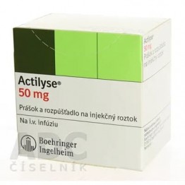 Актилизе (Actilyse) 50 мг (50 мг+50 мл), 1 комплект