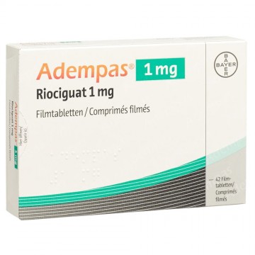 Адемпас (Adempas) 1 мг, 42 таблетки