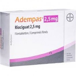 Адемпас (Adempas) 2.5 мг, 42 таблетки