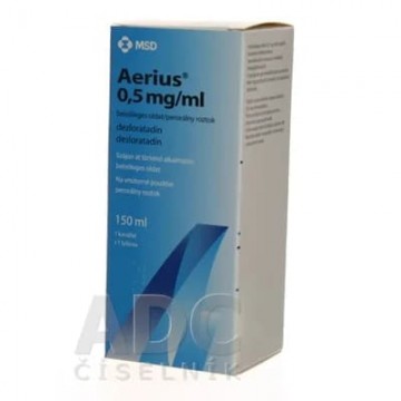 Эриус (Aerius) сироп 0.5 мг/мл, 150 мл