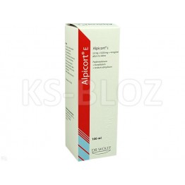 Алпикорт Е (Alpicort E) 0.05 мг/мл+2 мг/мл+4 мг/мл раствор, 100 мл