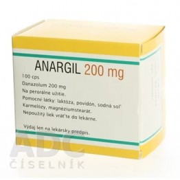 Анагрил (Anargil) 200 мг, 100 капсул