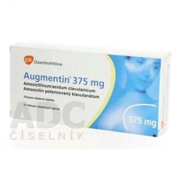 Аугментин (Augmentin) 375 мг, 21 таблетка