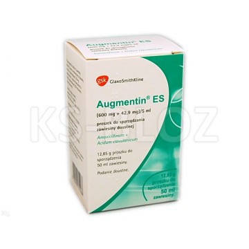 Аугментин ЕС (Augmentin ES) порошок 642.9 мг/5 мл, 50 мл