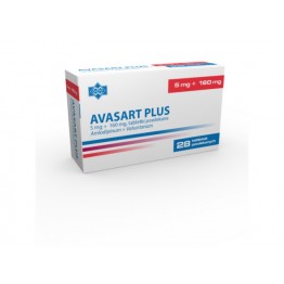 Авасарт Плюс (Avasart Plus) 5 мг/160 мг, 28 таблеток