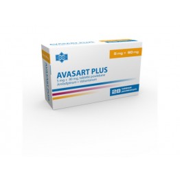 Авасарт Плюс (Avasart Plus) 5 мг/80 мг, 28 таблеток