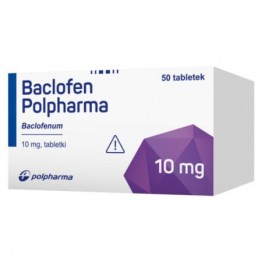 Баклофен (Baclofen) 10 мг, 50 таблеток