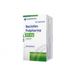 Баклофен (Baclofen) 25 мг, 50 таблеток