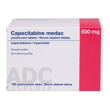 Капецитабин (Capecitabine) Medac 500 мг, 120 таблеток