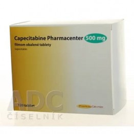 Капецитабин (Capecitabine) Pharmacenter 500 мг, 120 таблеток