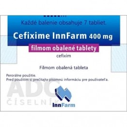 Цефиксим (Cefixime) InnFarm 400 мг, 7 таблеток