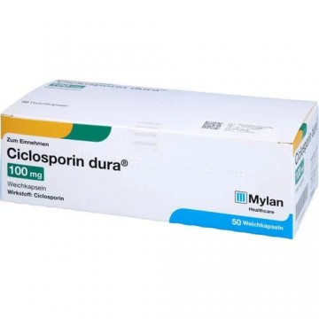 Циклоспорин (Ciclosporin) 100 мг, 50 капсул