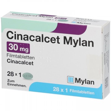 Цинакальцет (Cinacalcet) Mylan 30 мг, 28 таблеток