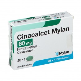 Цинакальцет (Cinacalcet) Mylan 60 мг, 28 таблеток