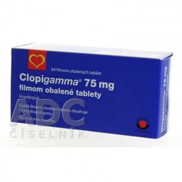 Клопигамма (Clopigamma) 75 мг, 84 таблетки