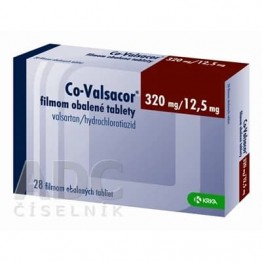 Ко-Вальсакор (Co-Valsacor) 320 мг/12.5 мг, 28 таблеток