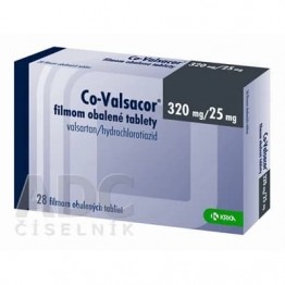 Ко-Вальсакор (Co-Valsacor) 320 мг/25 мг, 28 таблеток