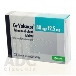 Ко-Вальсакор (Co-Valsacor) 80 мг/12.5 мг, 28 таблеток