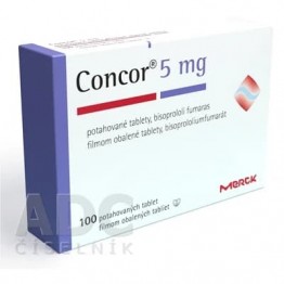 Конкор (Concor) 5 мг, 100 таблеток