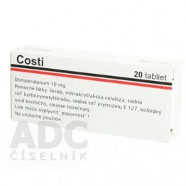 Кости (Costi) 10 мг, 20 таблеток