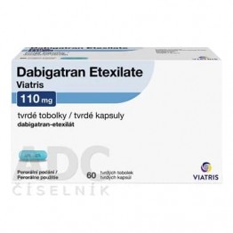 Дабигатрана Этексилат (Dabigatran Etexilate) Viatris 110 мг, 60 капсул