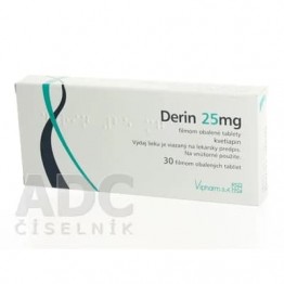 Дерин (Derin) 25 мг, 30 таблеток