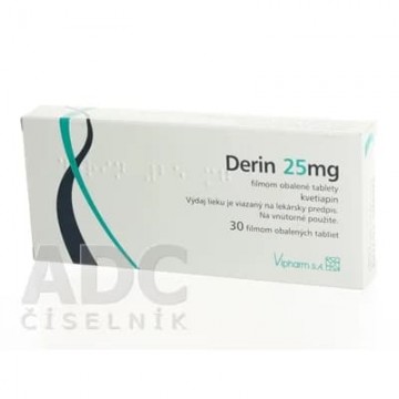 Дерин (Derin) 25 мг, 30 таблеток