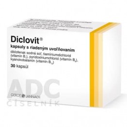 Дикловит (Diclovit) 50 мг/50 мг/50 мг/0.25 мг, 30 капсул