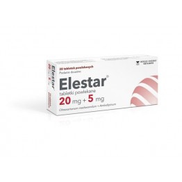 Элестар (Elestar) 20 мг+5 мг, 28 таблеток