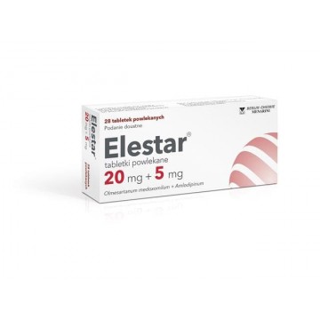 Элестар (Elestar) 20 мг+5 мг, 28 таблеток