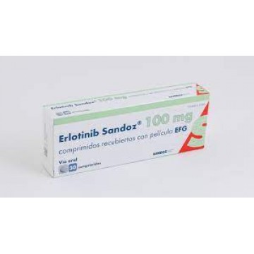 Эрлотиниб (Erlotinib) Sandoz 100 мг, 30 таблеток