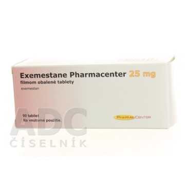 Эксеместан (Exemestane) Pharmacenter 25 мг, 90 таблеток