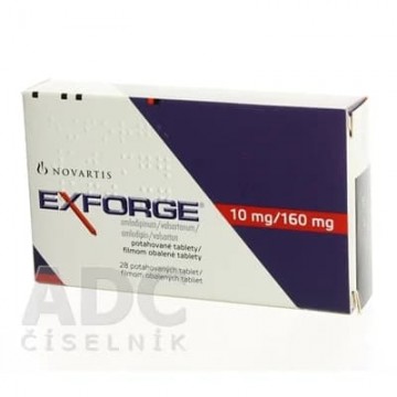Эксфорж (Exforge) 10 мг/160 мг, 28 таблеток