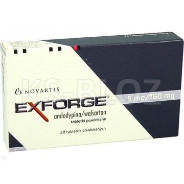 Эксфорж (Exforge) 5 мг/160 мг, 28 таблеток
