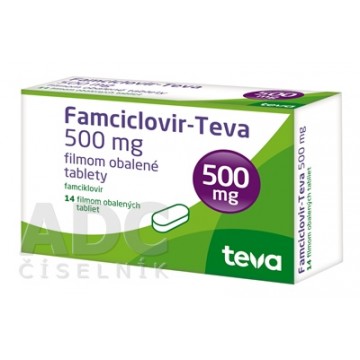 Фамцикловир (Famciclovir) Тева 500 мг, 14 таблеток