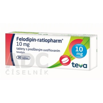 Фелодипин (Felodipin) Ratiopharm 10 мг, 30 таблеток