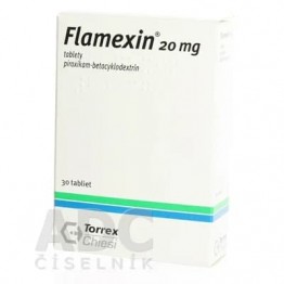 Фламексин (Flamexin) 20 мг, 30 таблеток