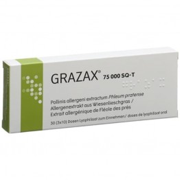 Гразакс (Grazax) 75 000 SQ-T, 30 таблеток