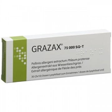 Гразакс (Grazax) 75 000 SQ-T, 30 таблеток